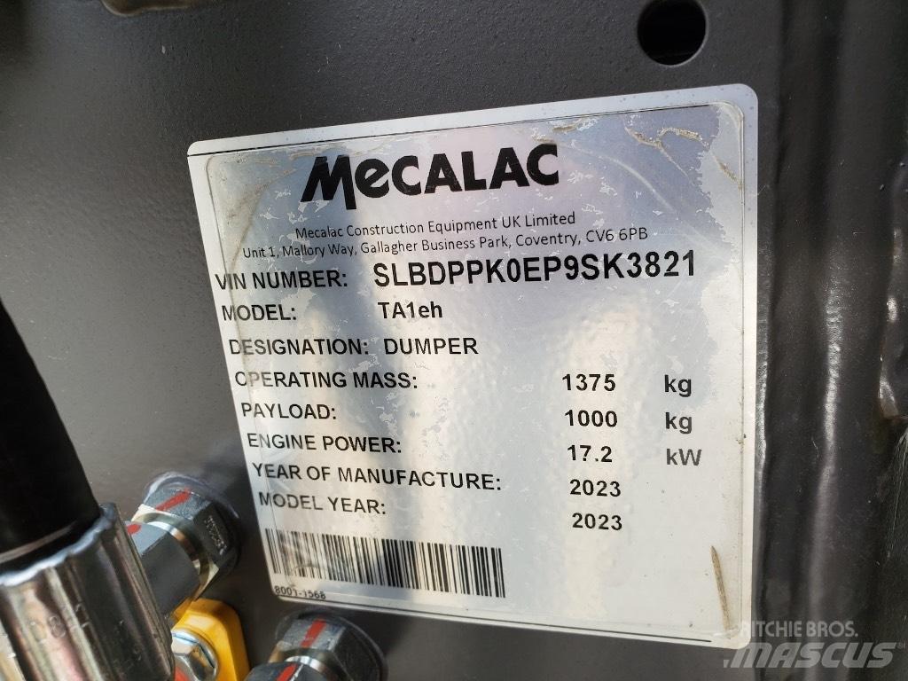 Mecalac TA1EH Mezei dömperek