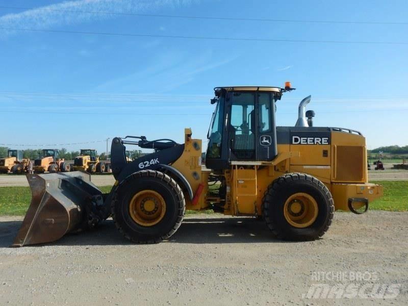 John Deere 624K Gumikerekes homlokrakodók