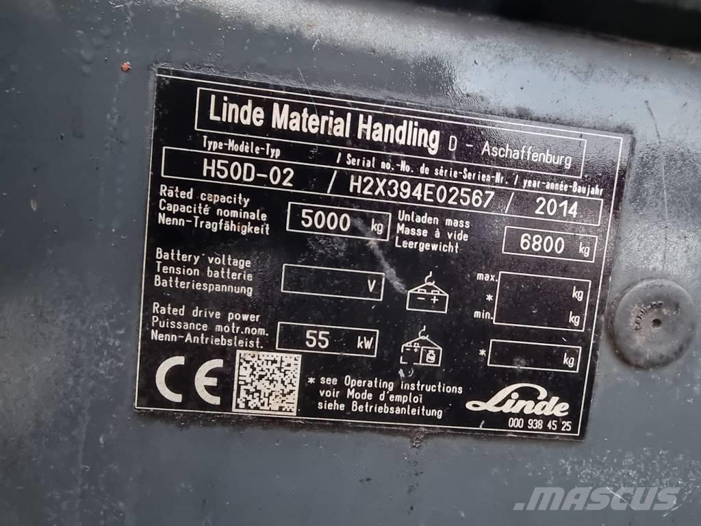 Linde H 50 D Dízel targoncák