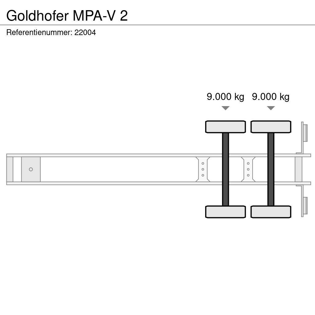 Goldhofer MPA-V 2 Mélybölcsős félpótkocsik