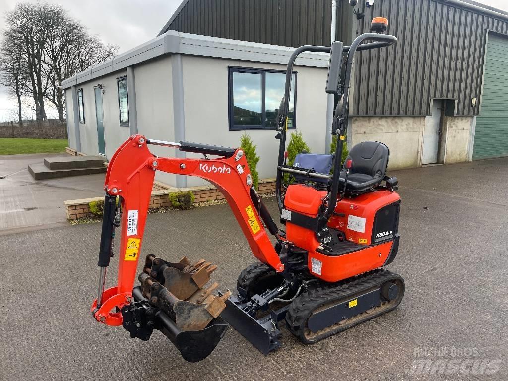 Kubota K008-5 Mini kotrók < 7t