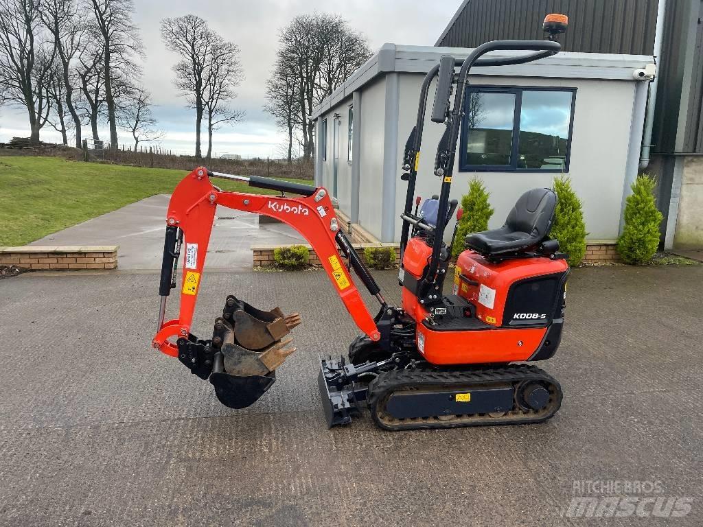 Kubota K008-5 Mini kotrók < 7t