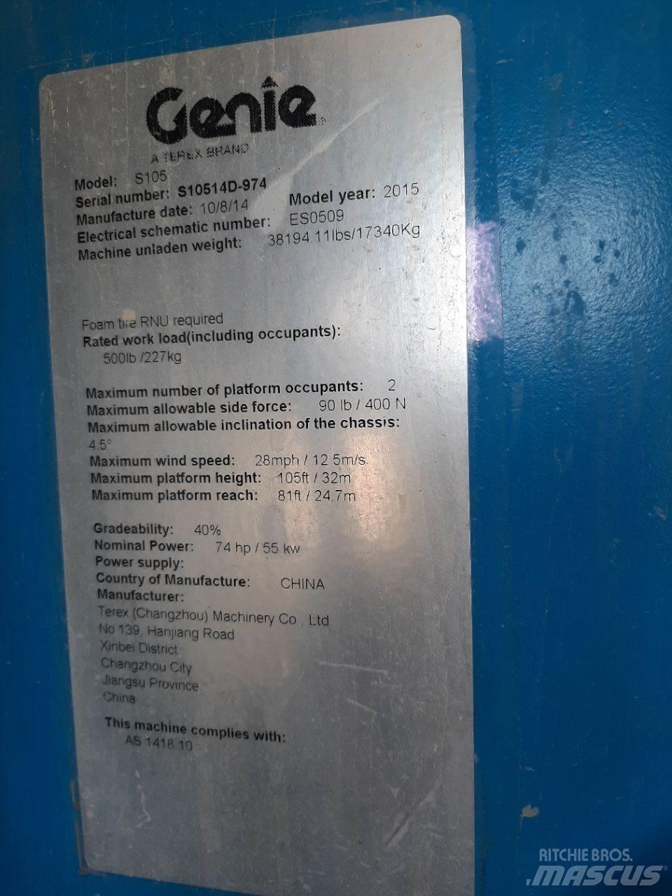 Genie S105 Teleszkópos emelők