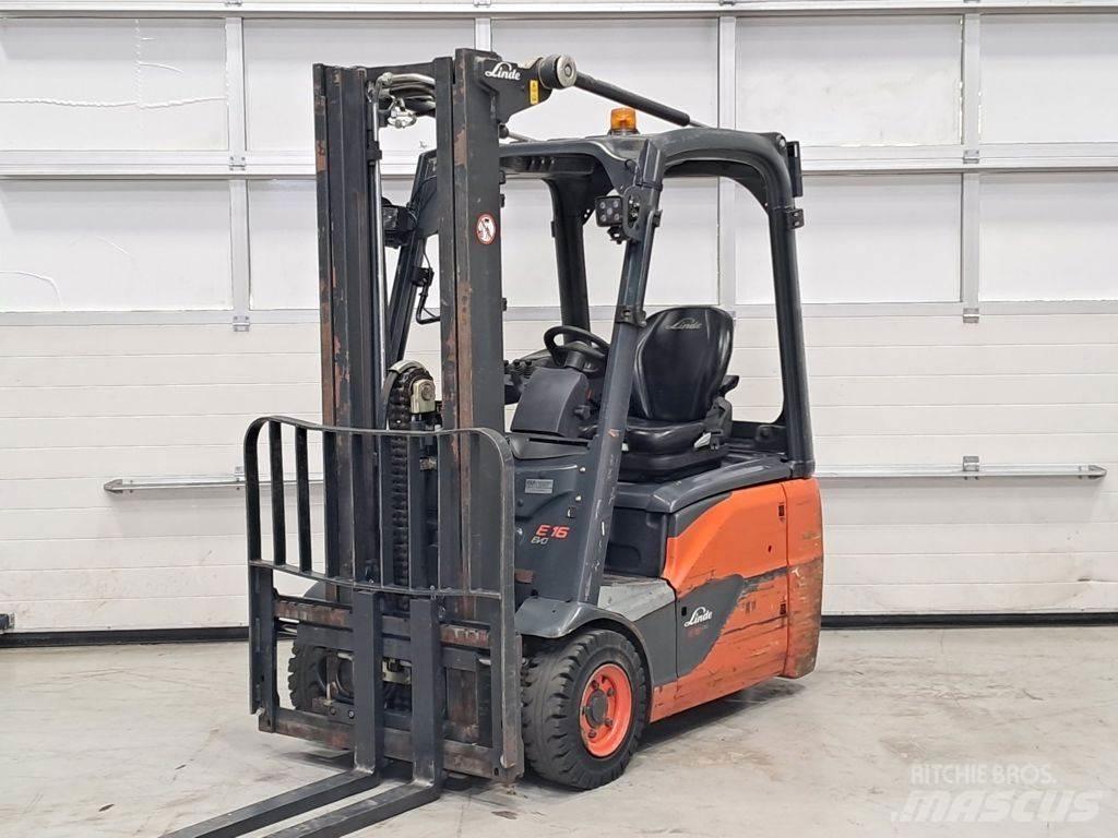 Linde E16C-02 Elektromos targoncák