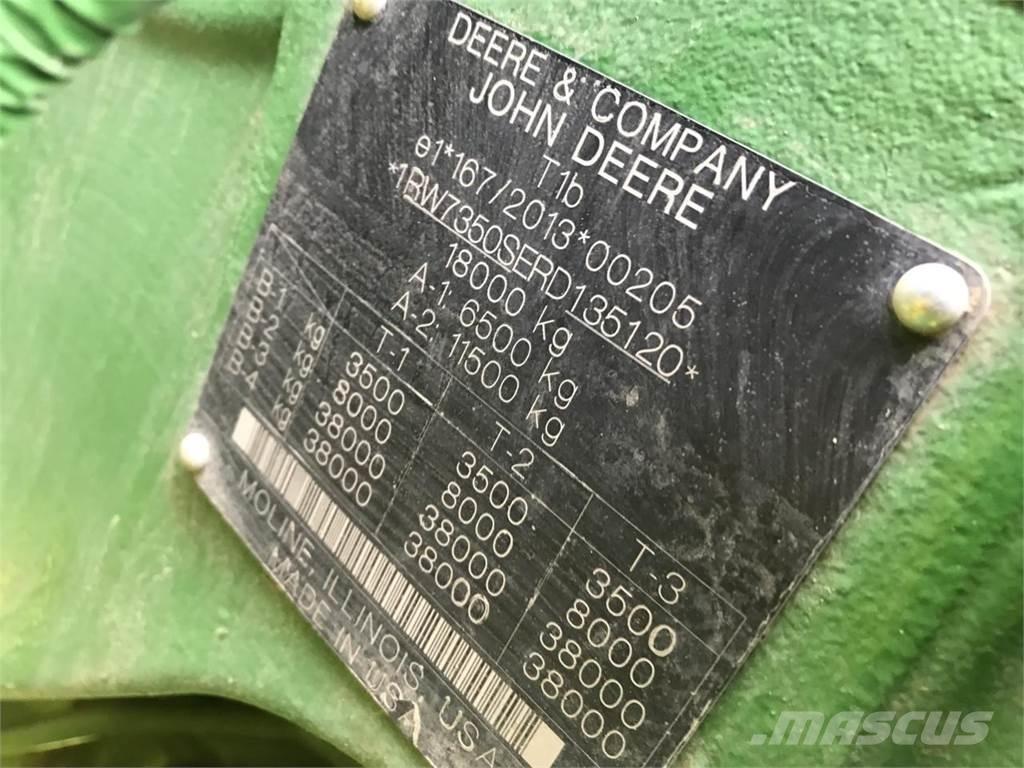 John Deere 7R 350 Traktorok