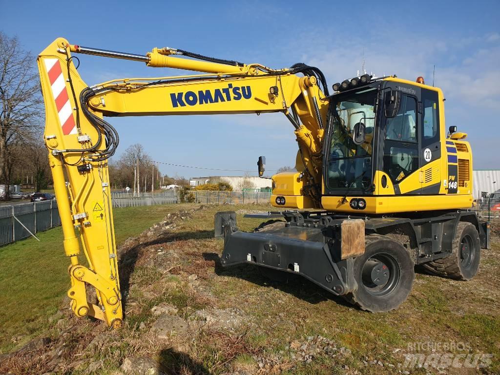 Komatsu PW148-11EO Gumikerekes kotrók