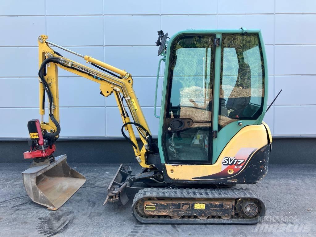 Yanmar SV 17 EX Mini kotrók < 7t