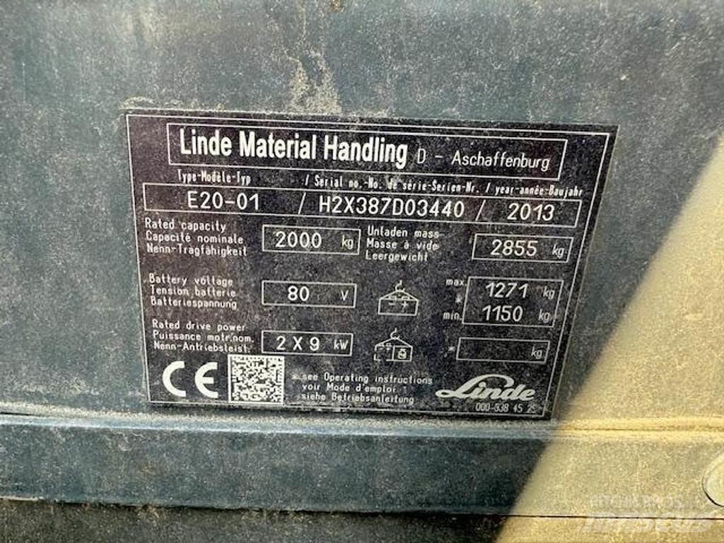 Linde E20-01 Targoncák-Egyéb