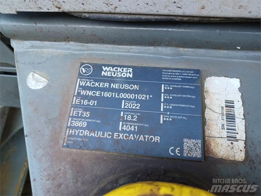 Wacker Neuson ET35 Lánctalpas kotrók