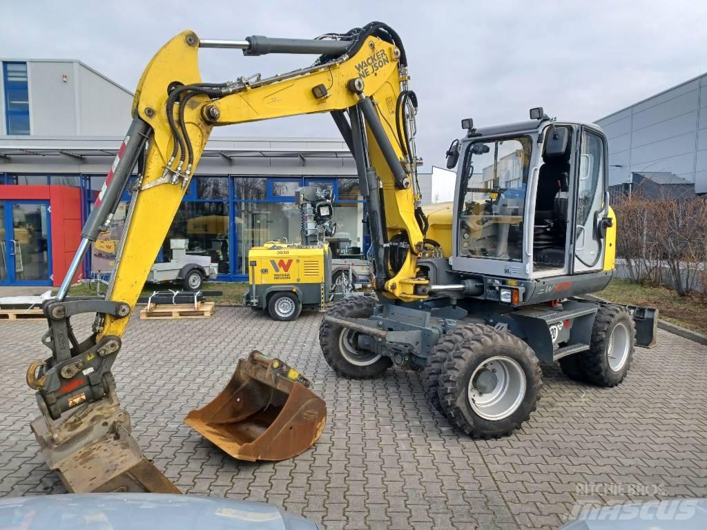 Wacker Neuson EW100 Gumikerekes kotrók