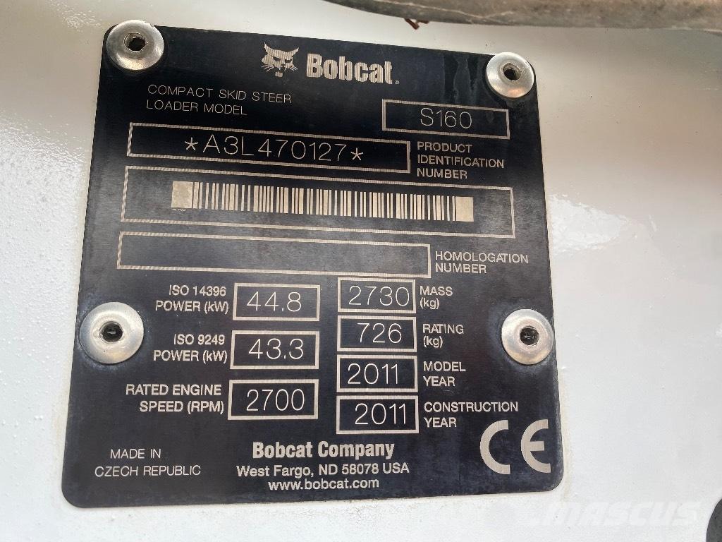 Bobcat S 160 Kompaktrakodók