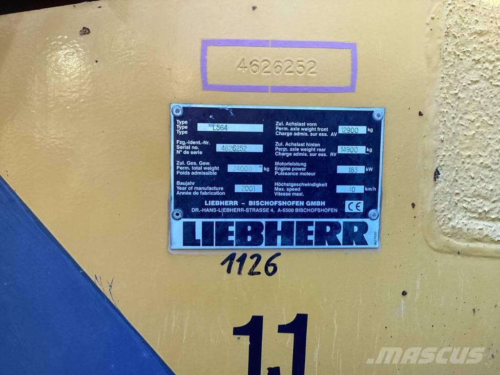 Liebherr L 564 Gumikerekes homlokrakodók