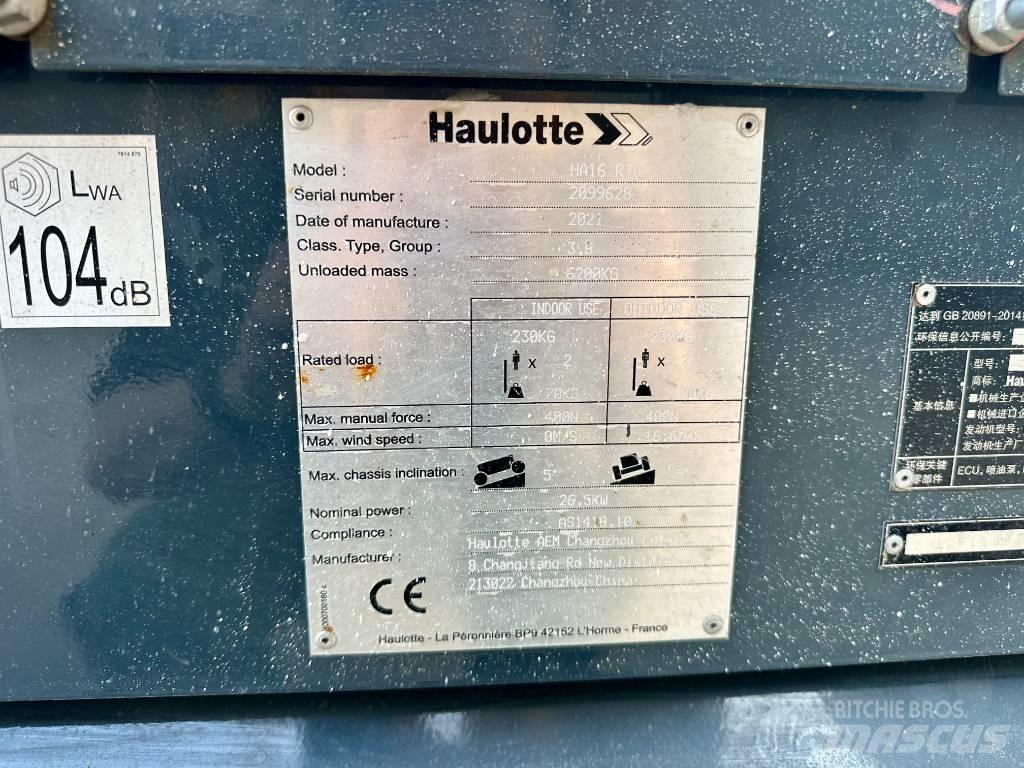 Haulotte HA16RTJ Karos emelők