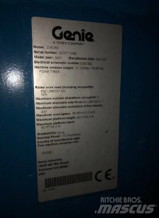 Genie Z 80/60 Karos emelők