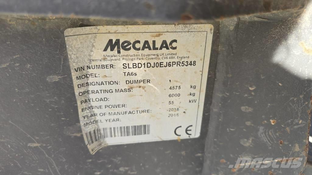 Mecalac TA 6 S Csuklósdömperek