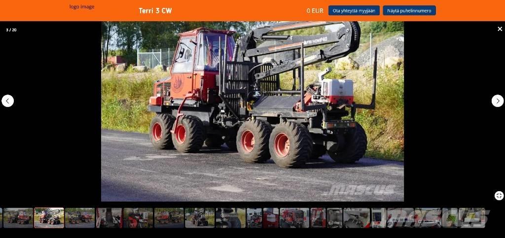 Terri 3 CV Fakitermelő-kihordók