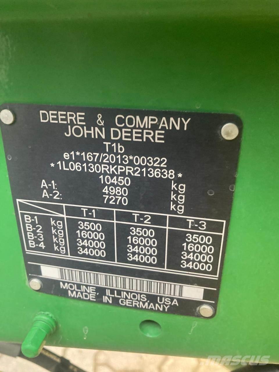 John Deere 6R 130 Traktorok