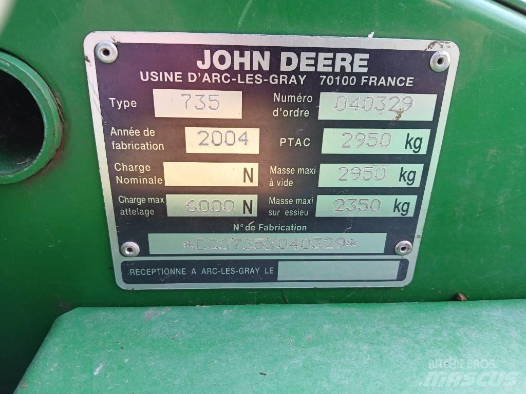 John Deere 735 Öntöző Kaszák