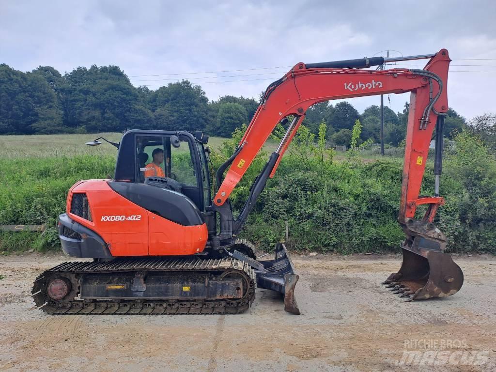 Kubota KX 080-4 Közepes (midi) kotrók 7 t - 12 t