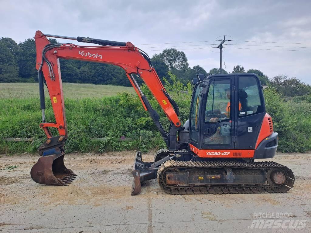 Kubota KX 080-4 Közepes (midi) kotrók 7 t - 12 t