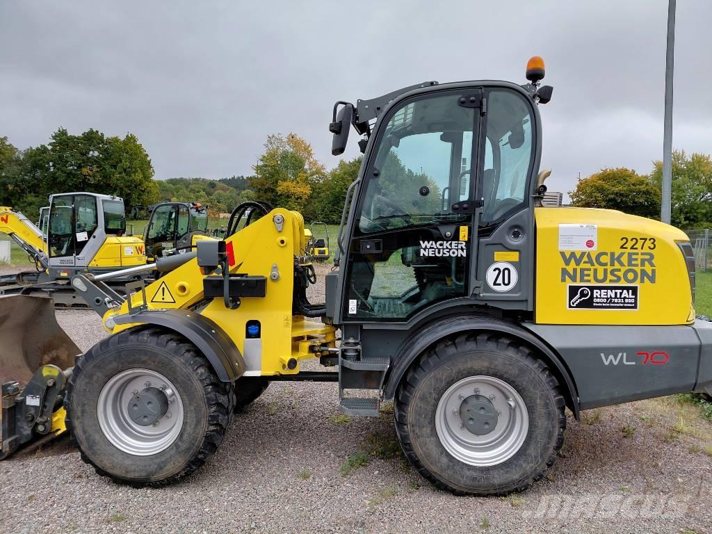 Wacker Neuson WL70 Gumikerekes homlokrakodók