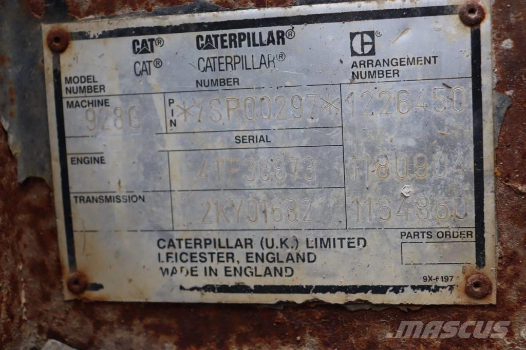 CAT 928 G Gumikerekes homlokrakodók