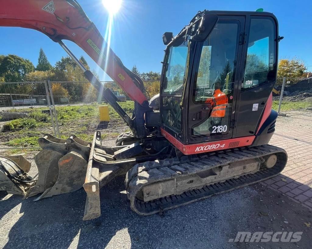 Kubota KX-080-4 Mini kotrók < 7t
