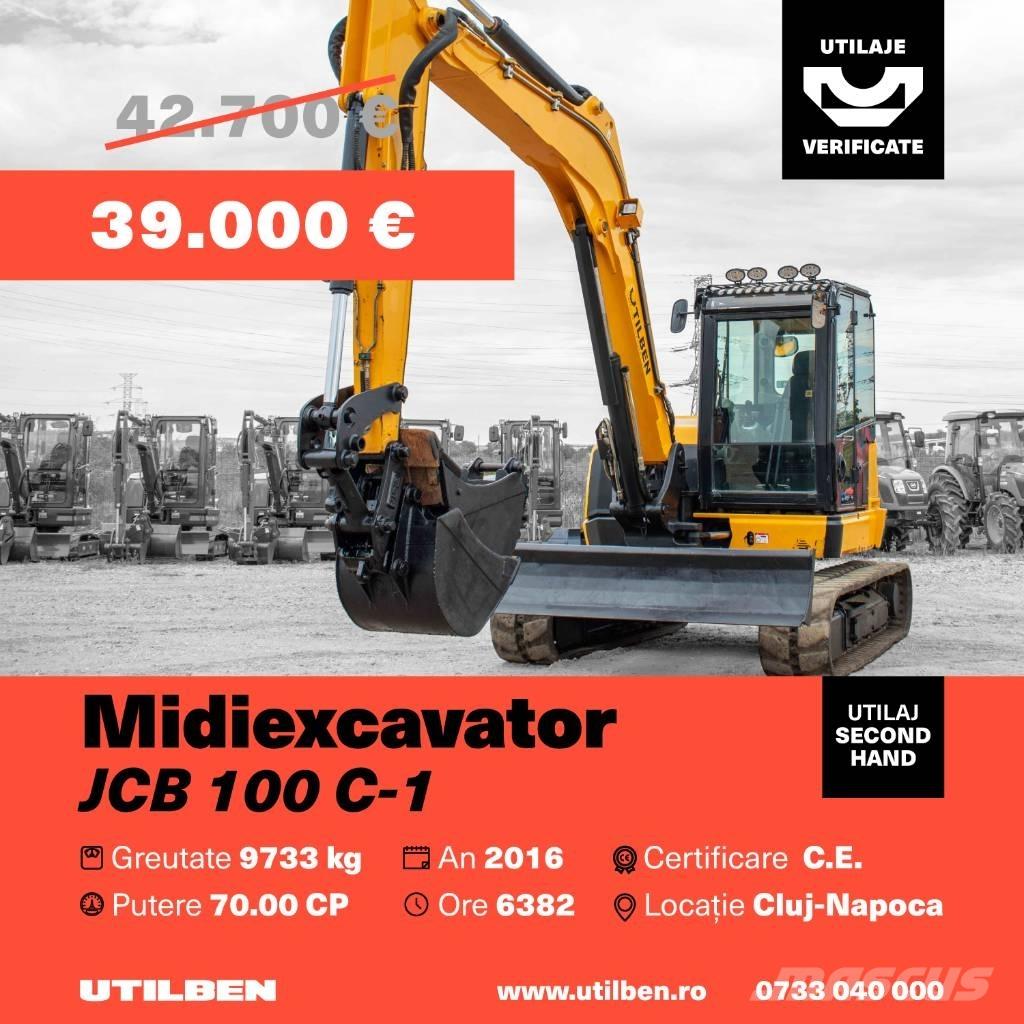 JCB 100 C-1 Közepes (midi) kotrók 7 t - 12 t