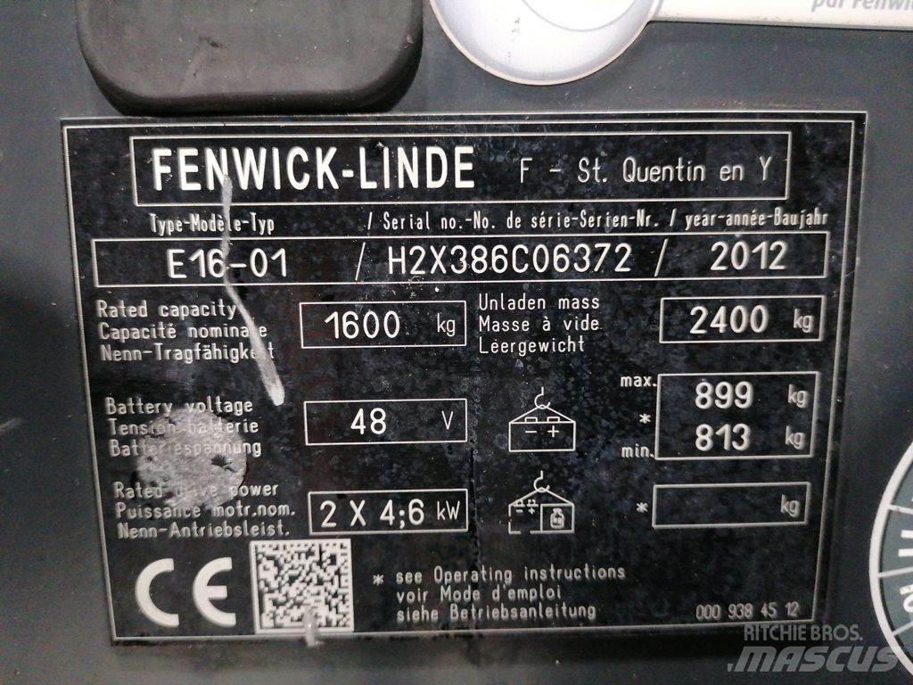 Linde E16 Elektromos targoncák