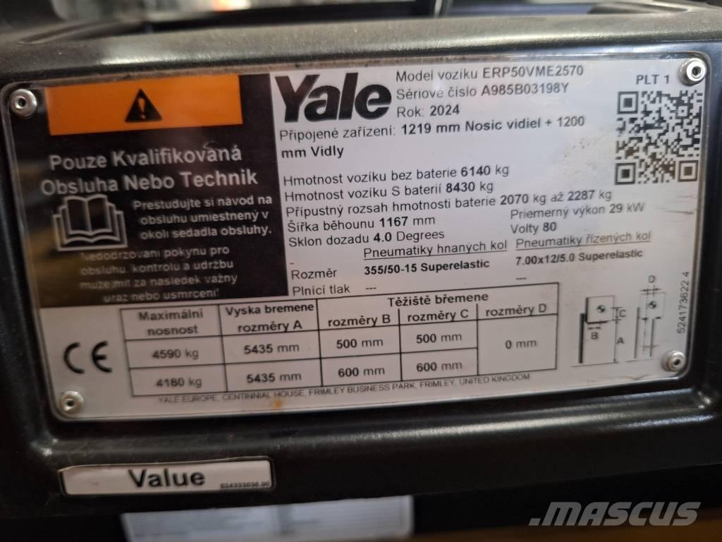 Yale ERP 50 VM Elektromos targoncák