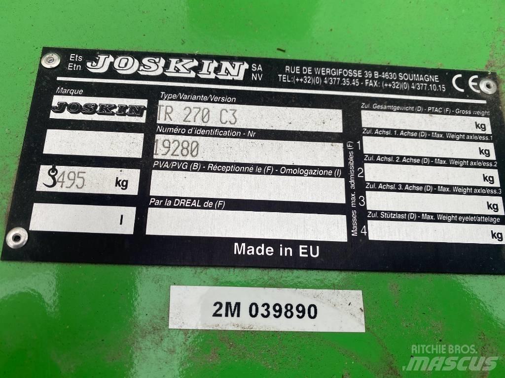 Joskin TR 270 C3 Szárzúzók és fűkaszák