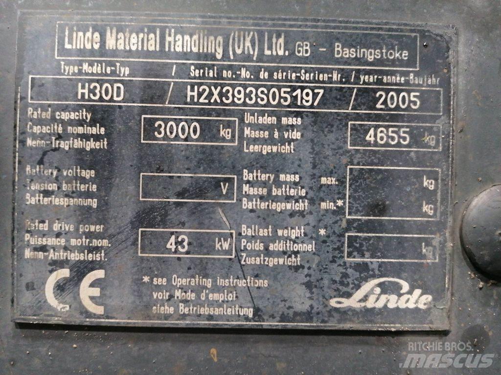 Linde H30D Dízel targoncák