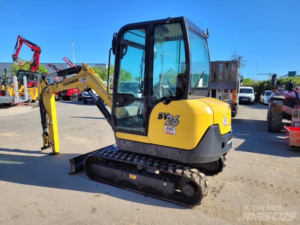 Yanmar SV 26 Mini kotrók < 7t