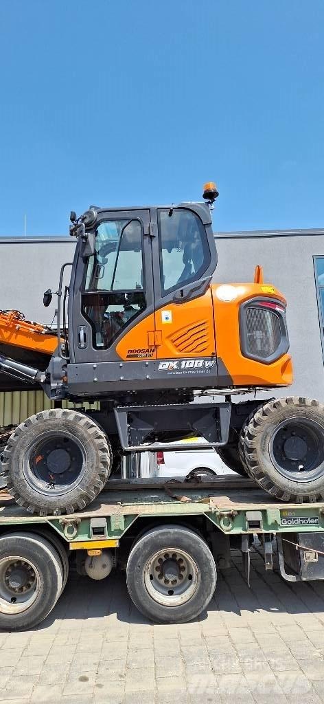 Doosan DX 100 W-7 Gumikerekes kotrók