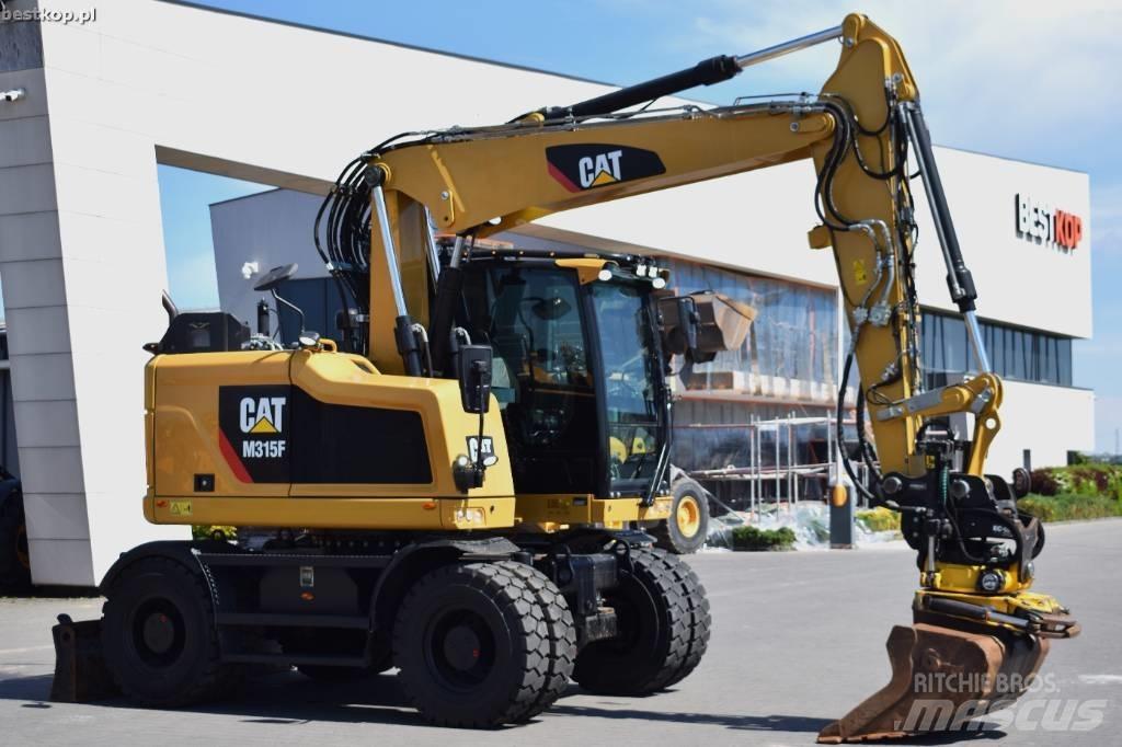 CAT M 315 F Gumikerekes kotrók