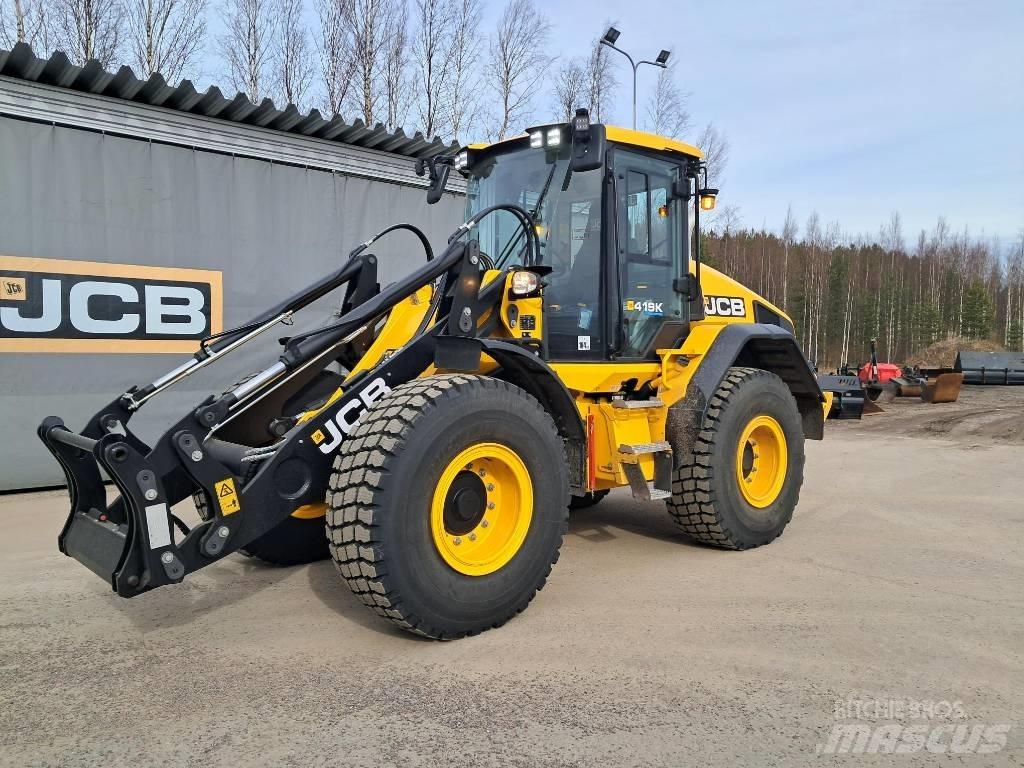 JCB 419S Gumikerekes homlokrakodók