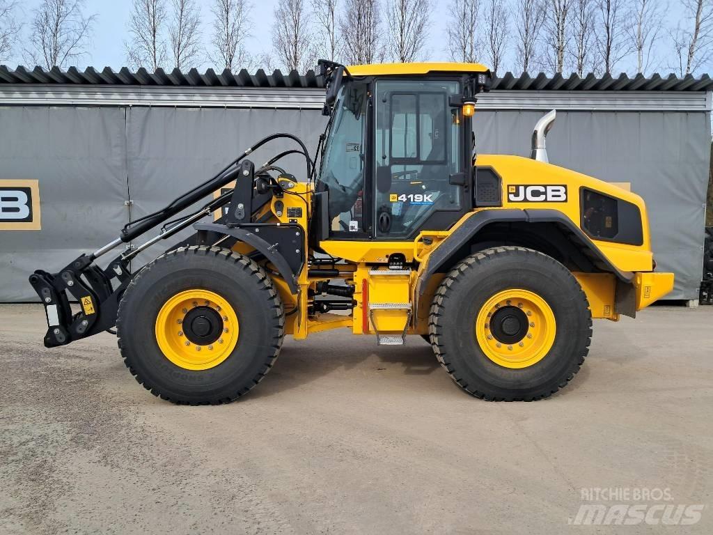JCB 419S Gumikerekes homlokrakodók
