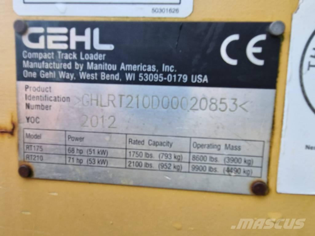 Gehl RT 210 Lánctalpas homlokrakodók