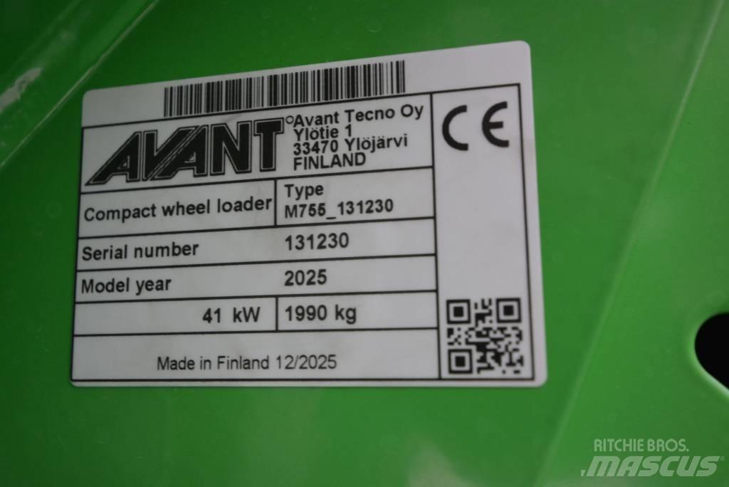 Avant 755i Mini homlokrakodók