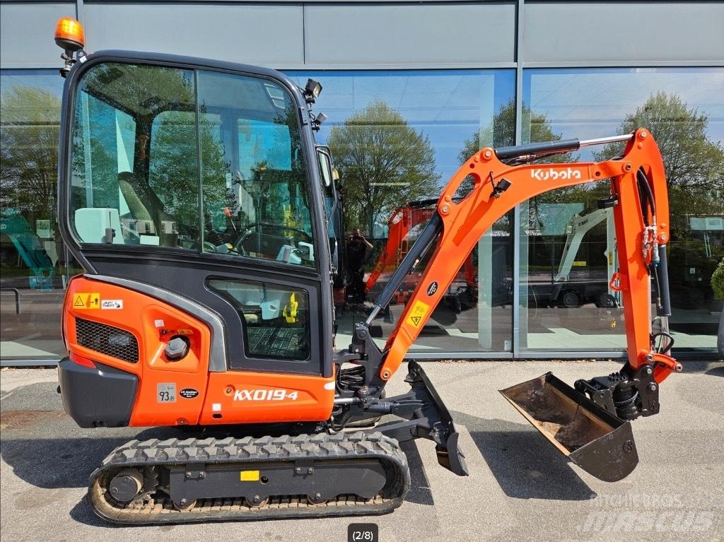 Kubota KX 019-4 Mini kotrók < 7t