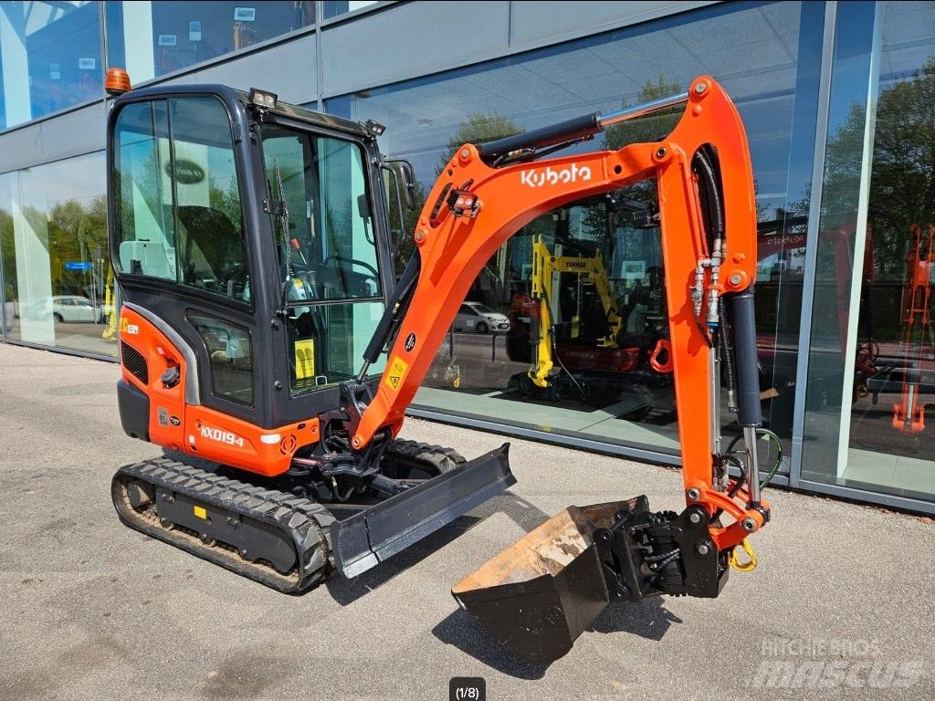 Kubota KX 019-4 Mini kotrók < 7t