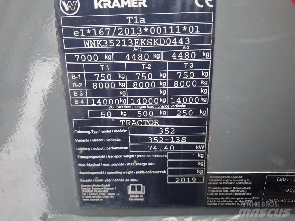 Kramer 8105 Gumikerekes homlokrakodók