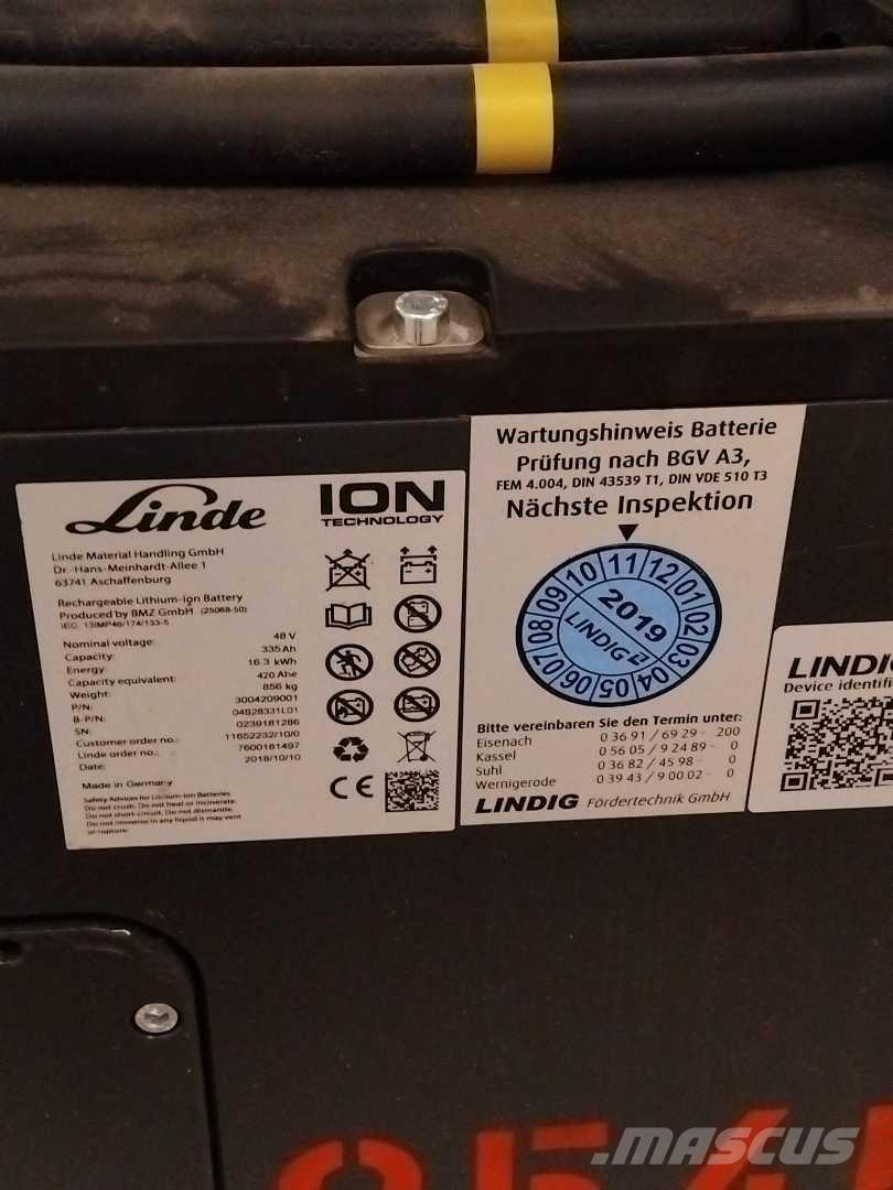 Linde E16 ION Elektromos targoncák