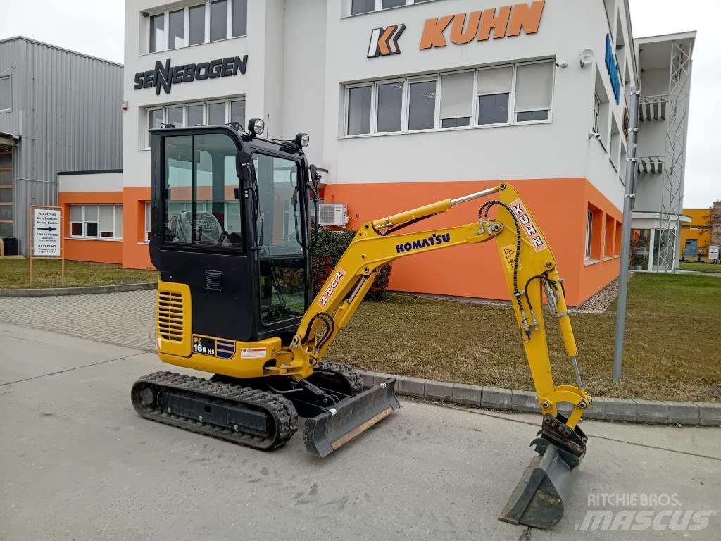 Komatsu PC 16 R-3HS Mini kotrók < 7t
