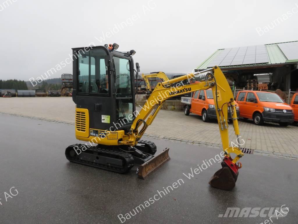 Komatsu PC 16 Mini kotrók < 7t