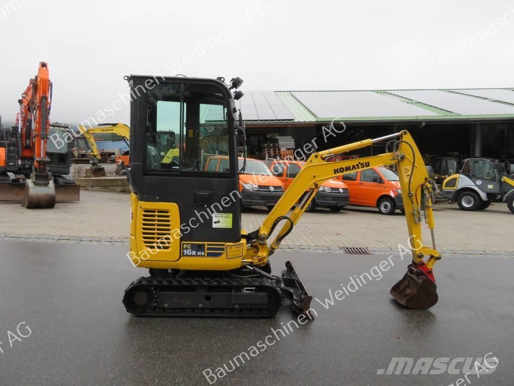 Komatsu PC 16 Mini kotrók < 7t