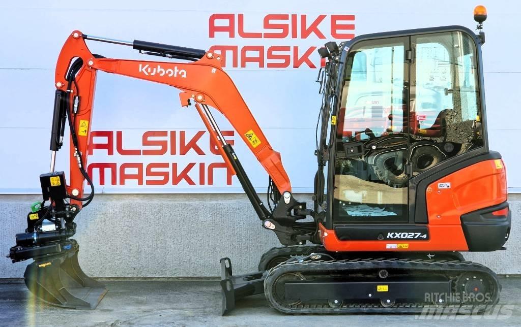 Kubota KX 027-4 Mini kotrók < 7t