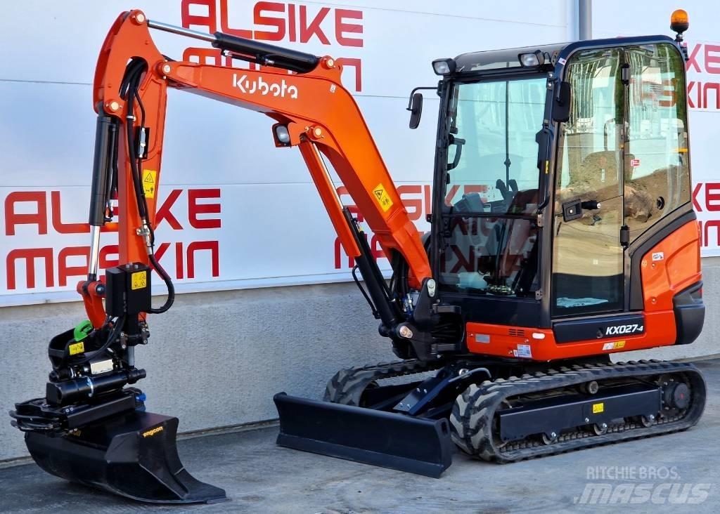 Kubota KX 027-4 Mini kotrók < 7t
