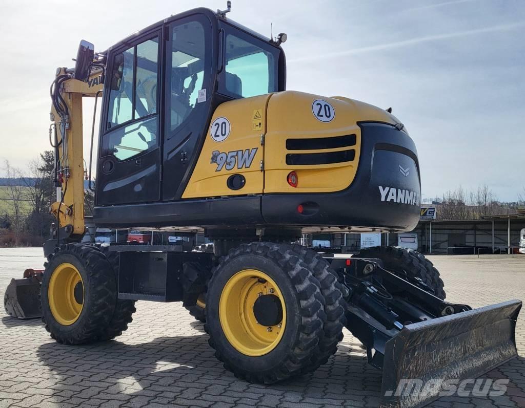 Yanmar B 95 W Gumikerekes kotrók