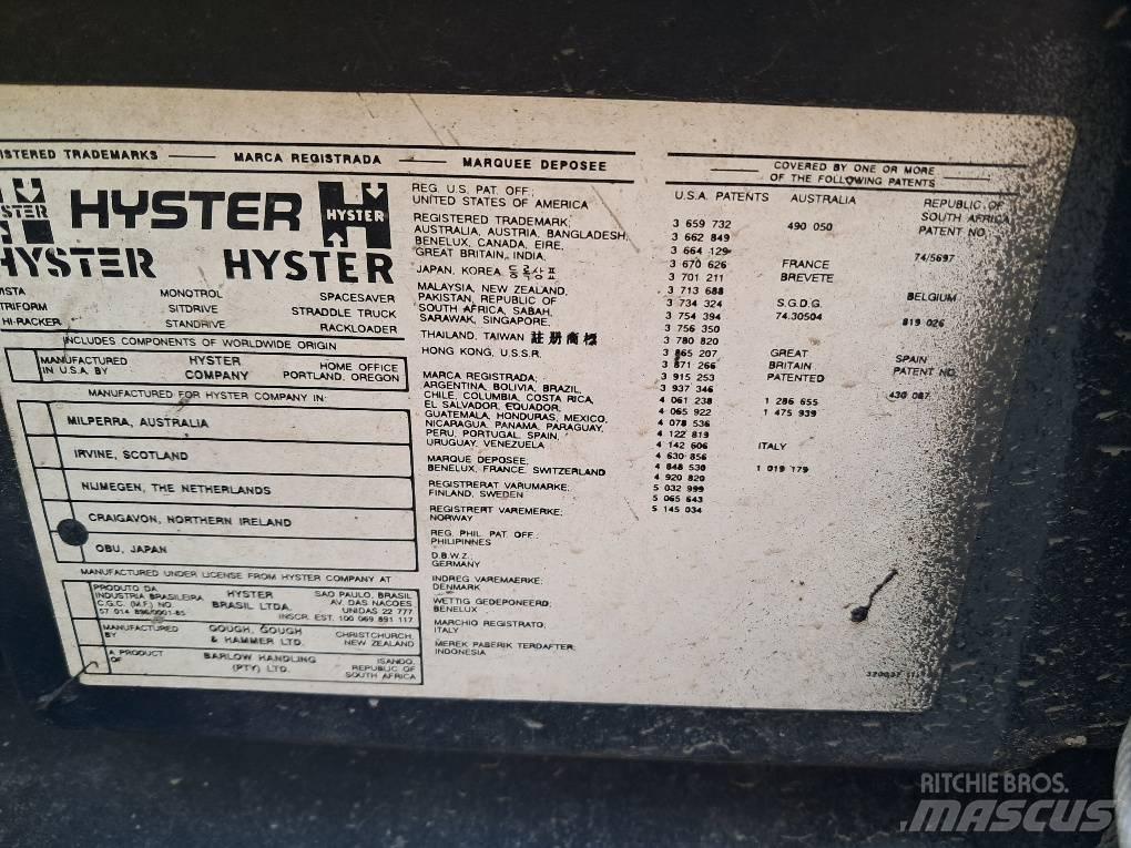 Hyster H250XL Gázüzemű targoncák